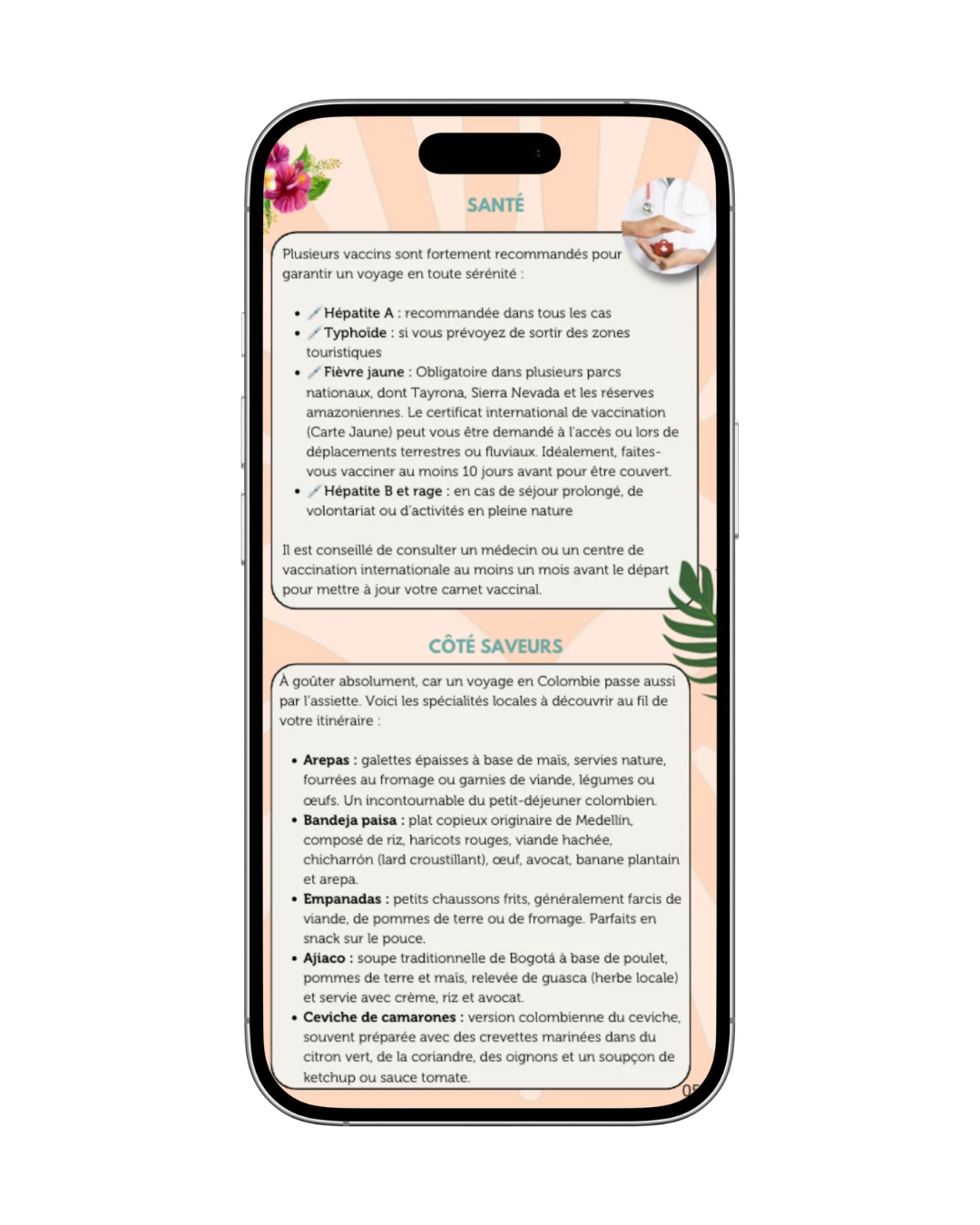 Itinéraire personnalisé Colombie — aperçu 2